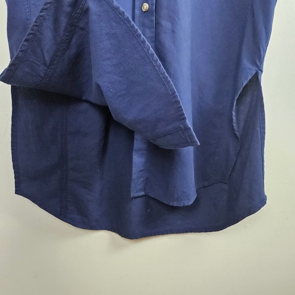 Universal Thread Midi Shirt‎ Dress XS Navy Blue Button Front - Picture 6 of 10